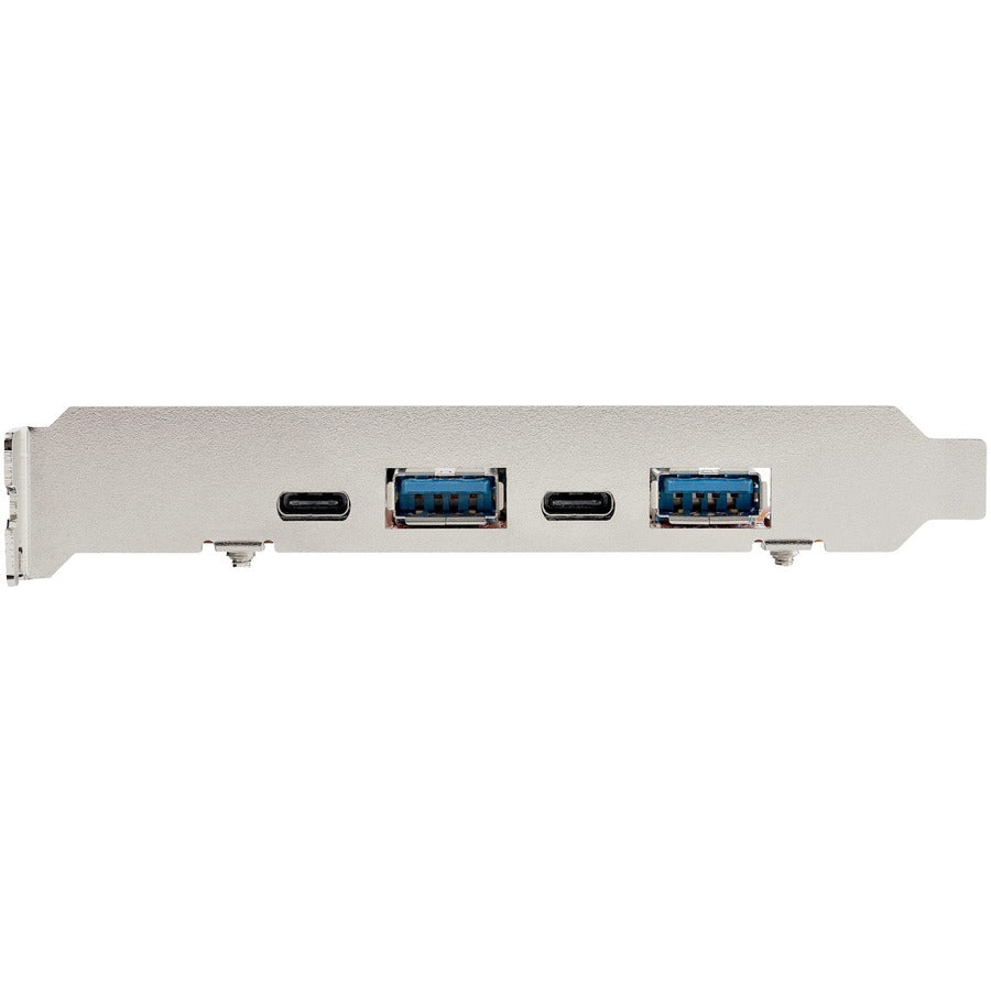StarTech.com 4-Port USB PCIe Card, 10Gbps USB PCI Express Expansion Card with 2 Controllers, 2x USB-C & 2x USB-A ports (USB 3.2 Gen 2) StarTech.com 4-Port USB PCIe Card, 10Gbps USB PCI Express Expansion Card with 2 Controllers, 2x USB-C & 2x USB-A ports (USB 3.2 Gen 2)